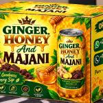 Ginger Honey & Majani 12 fl oz Case