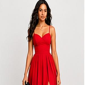 Luna Satin Midi Dress